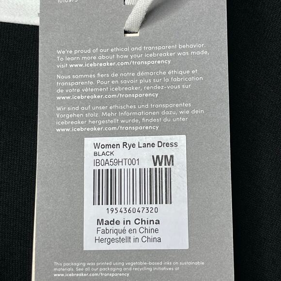 Icebreaker womens Rye Lane Dress size Medium Half Zip Cotton/Wool New with tags - Picture 8 of 16